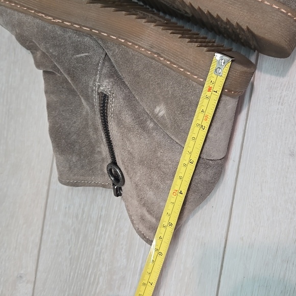 Sofft Women's Siri Dardanos Taupe Wedge Ankle Boots Aqua Shoes Sz 8.5M - Picture 10 of 14